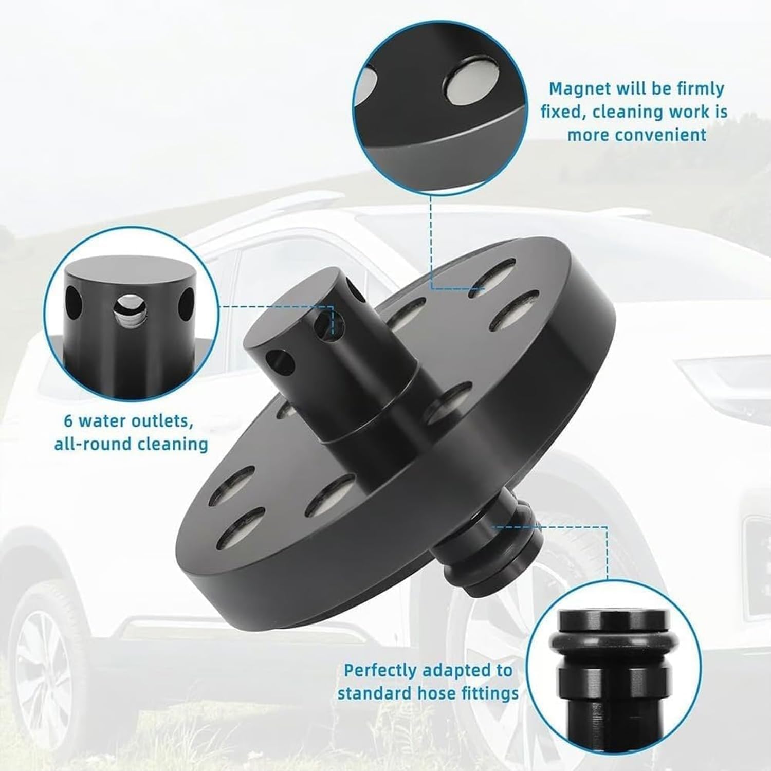 Hekisace Durable kit built for heavy cleaning on vehicle undercarriages