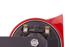 HELLA high-tone 500Hz horn close-up ready for highway visibility