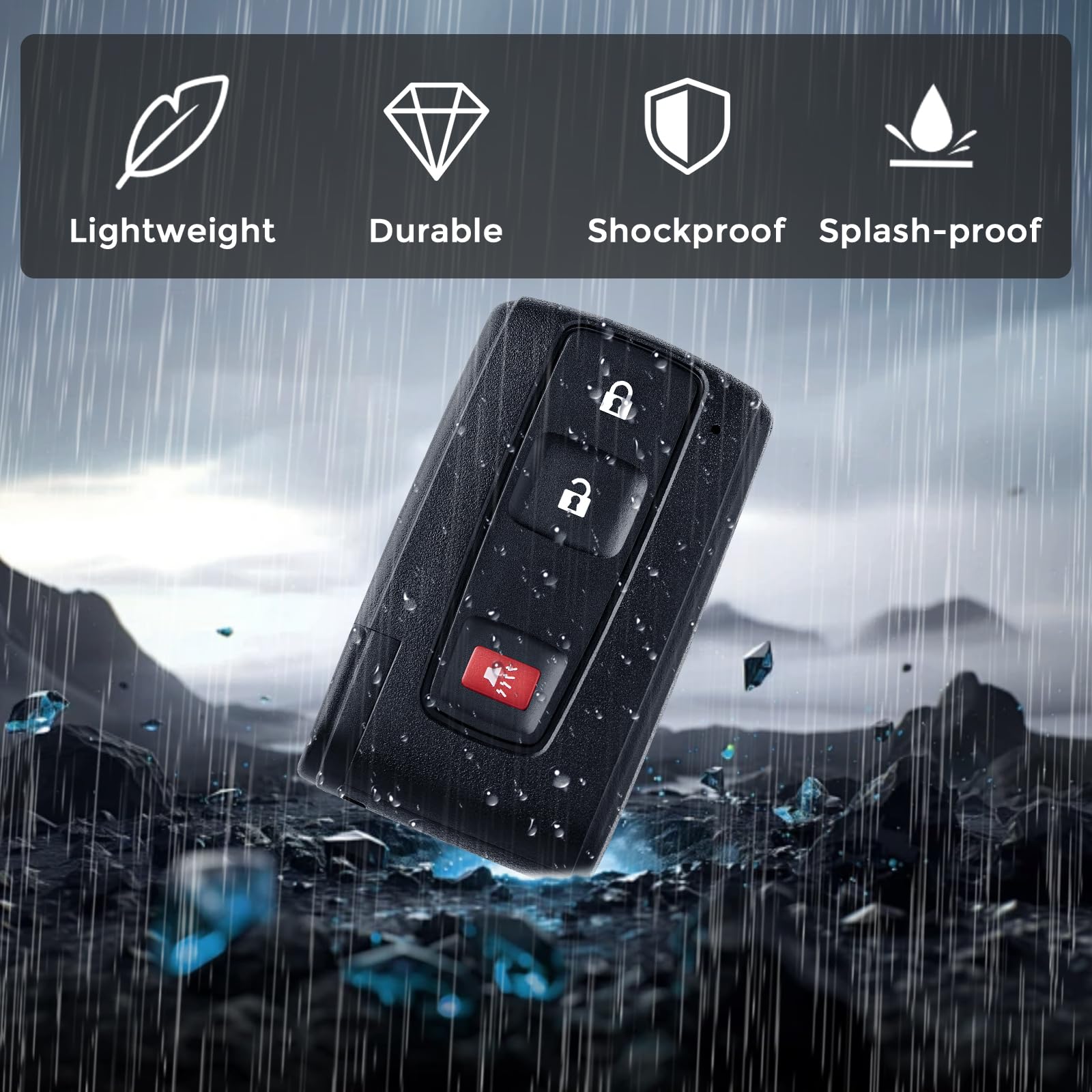 HelloAuto Prius key fob 312MHz — strong signal, reliable access.