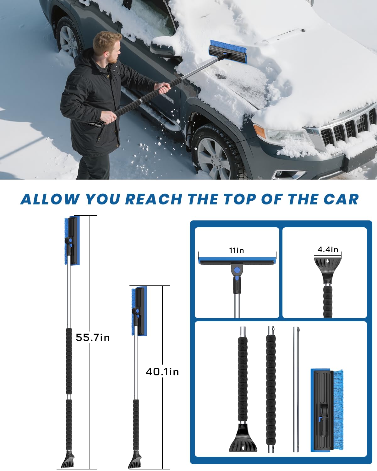 helloleiboo anti-scratch PVC bristles protect paint during cleanup