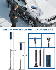 helloleiboo anti-scratch PVC bristles protect paint during cleanup