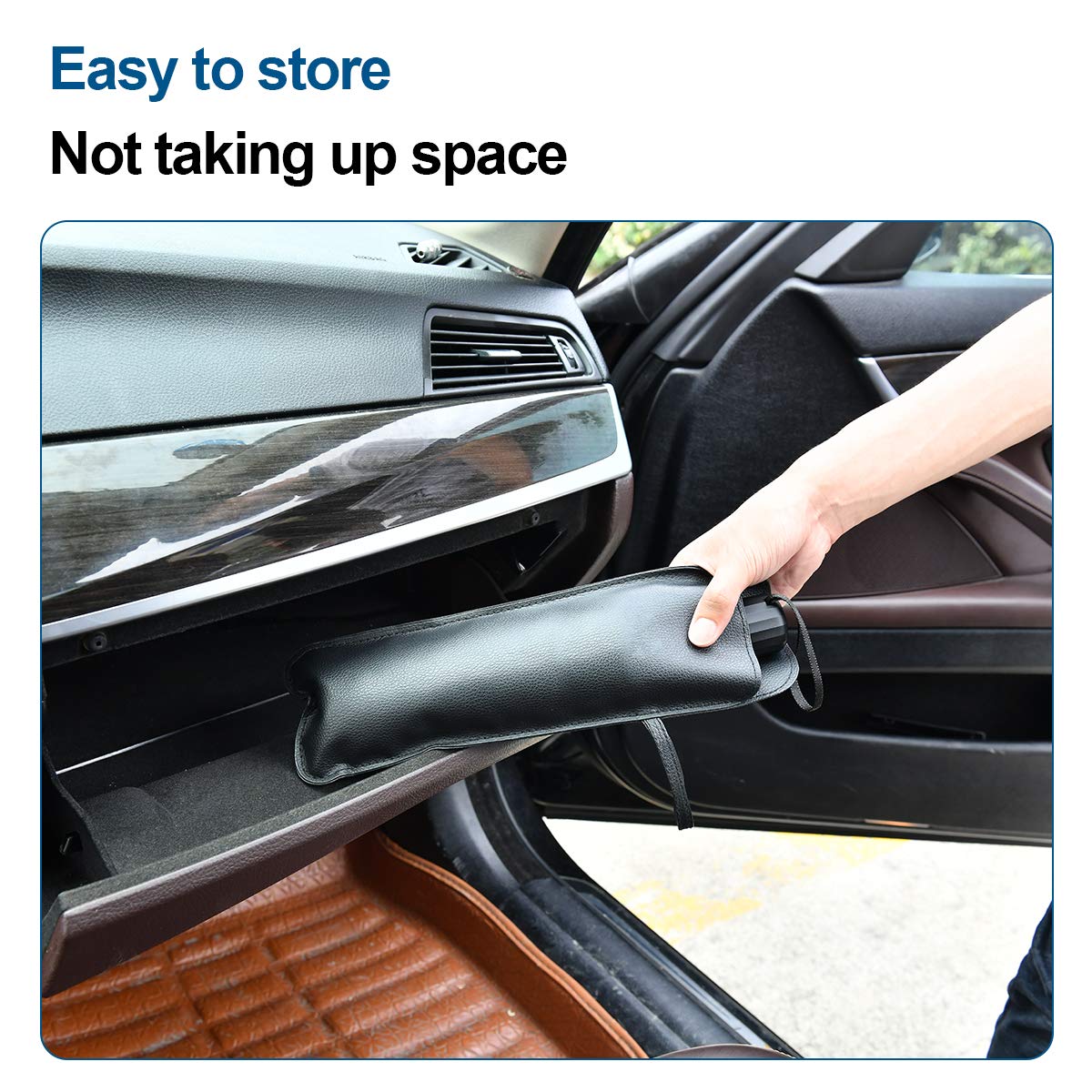 helloleiboo foldable compact design fits easily in car
