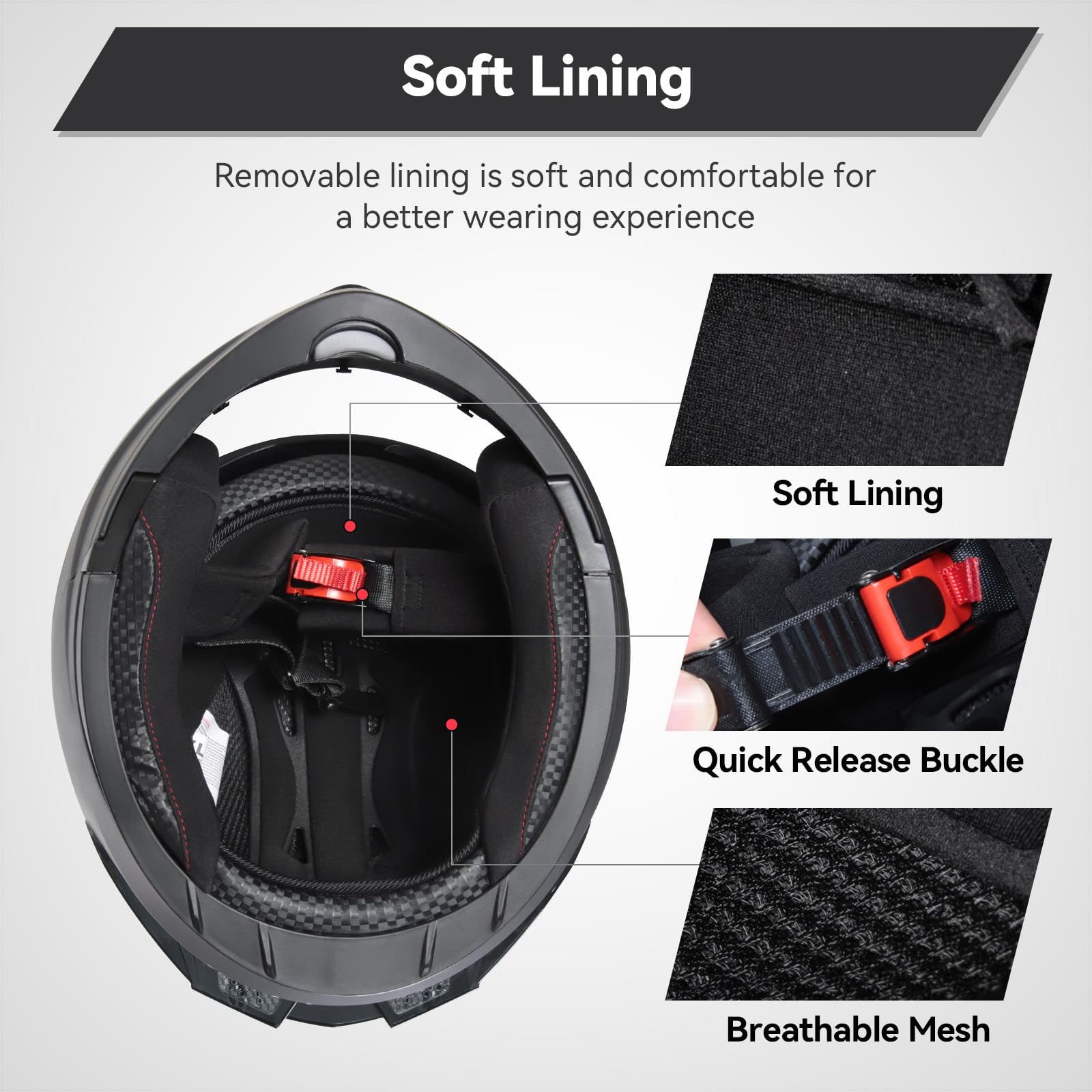 Helmelkin snowmobile compatibility hints at year-round riding versatility.