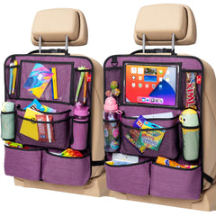 Helteko backseat organizer kick mats keep the car neat and organized