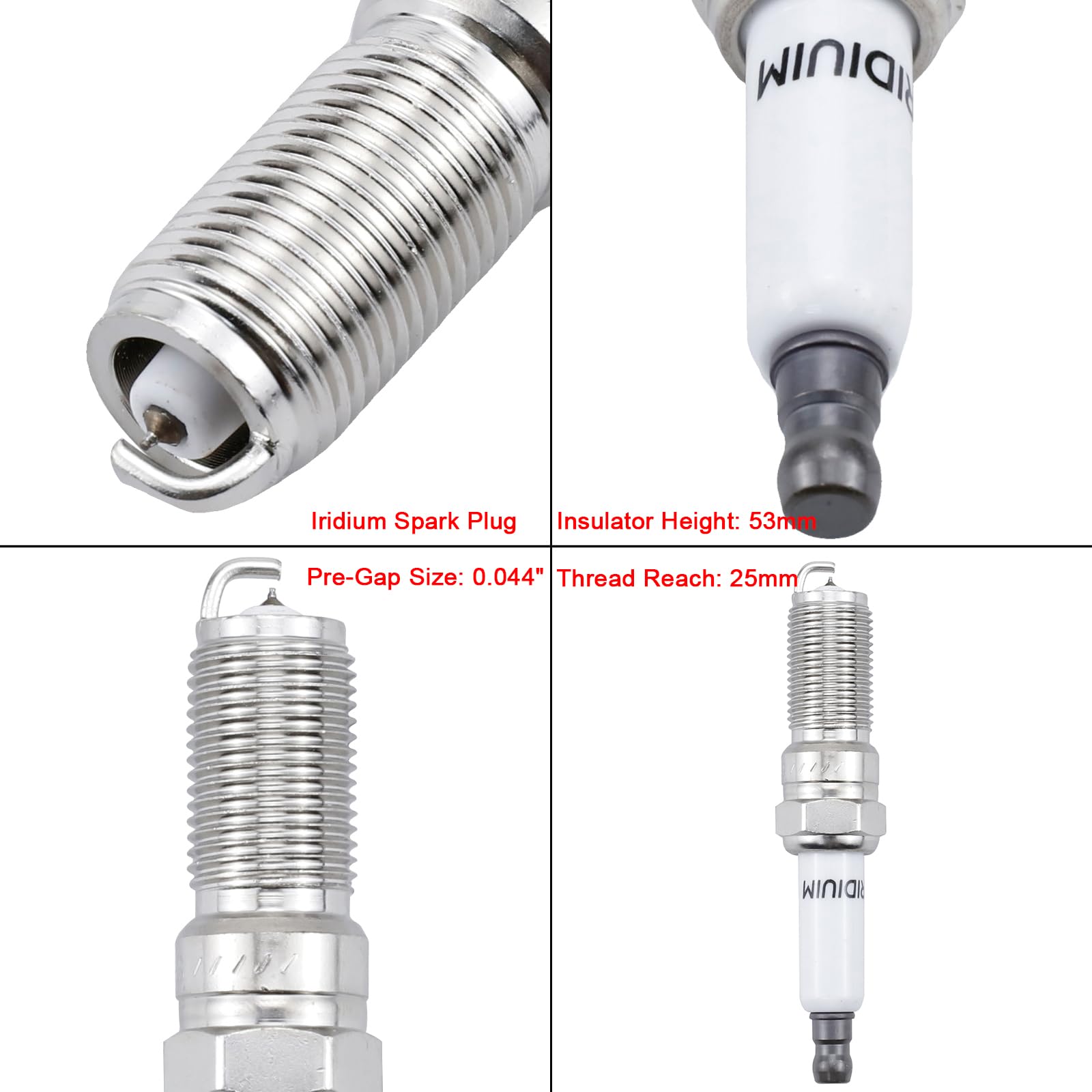 HENGCOOL ignition coils close-up showing 2-pin connector for easy install