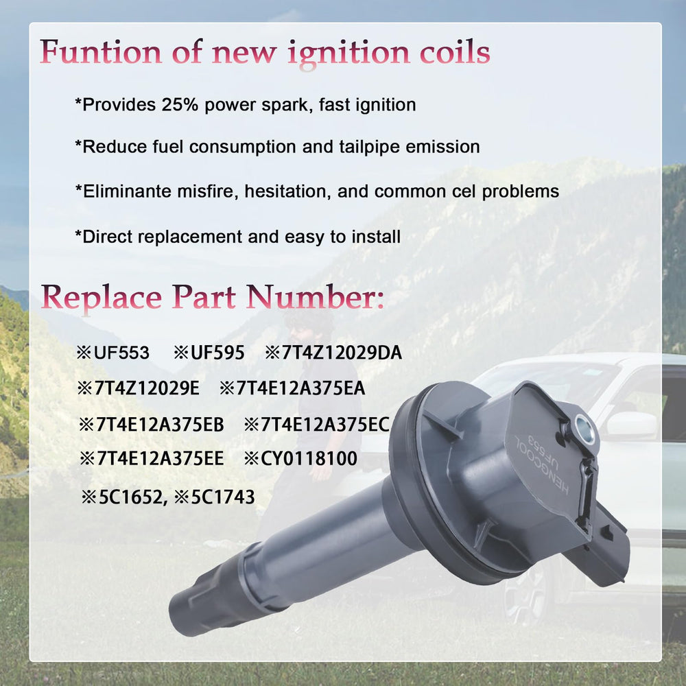 HENGCOOL UF595 compatibility crossreference for Ford/Lincoln models