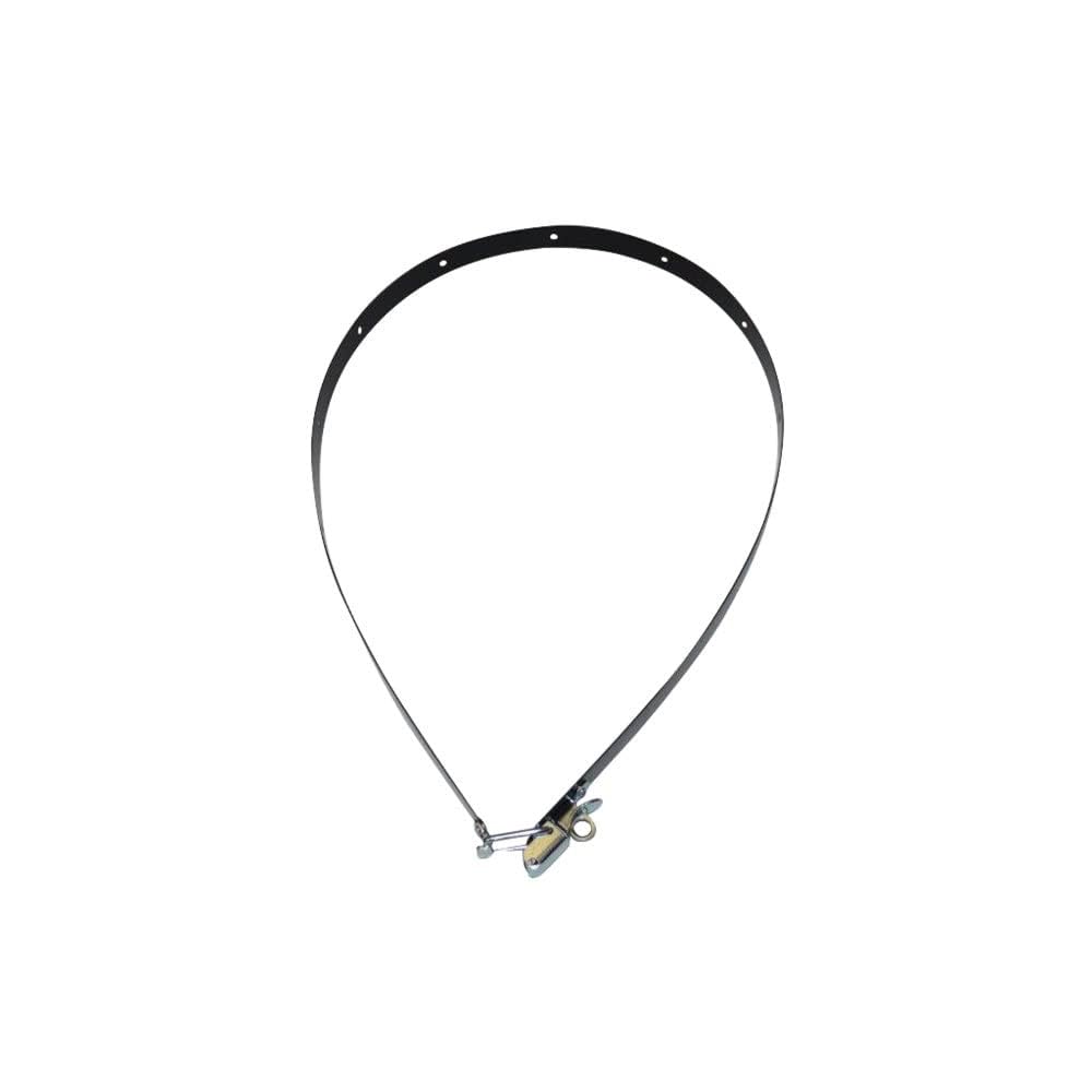 Heng'S 90032 LP tank strap with quick snap secures a single propane tank during transport
