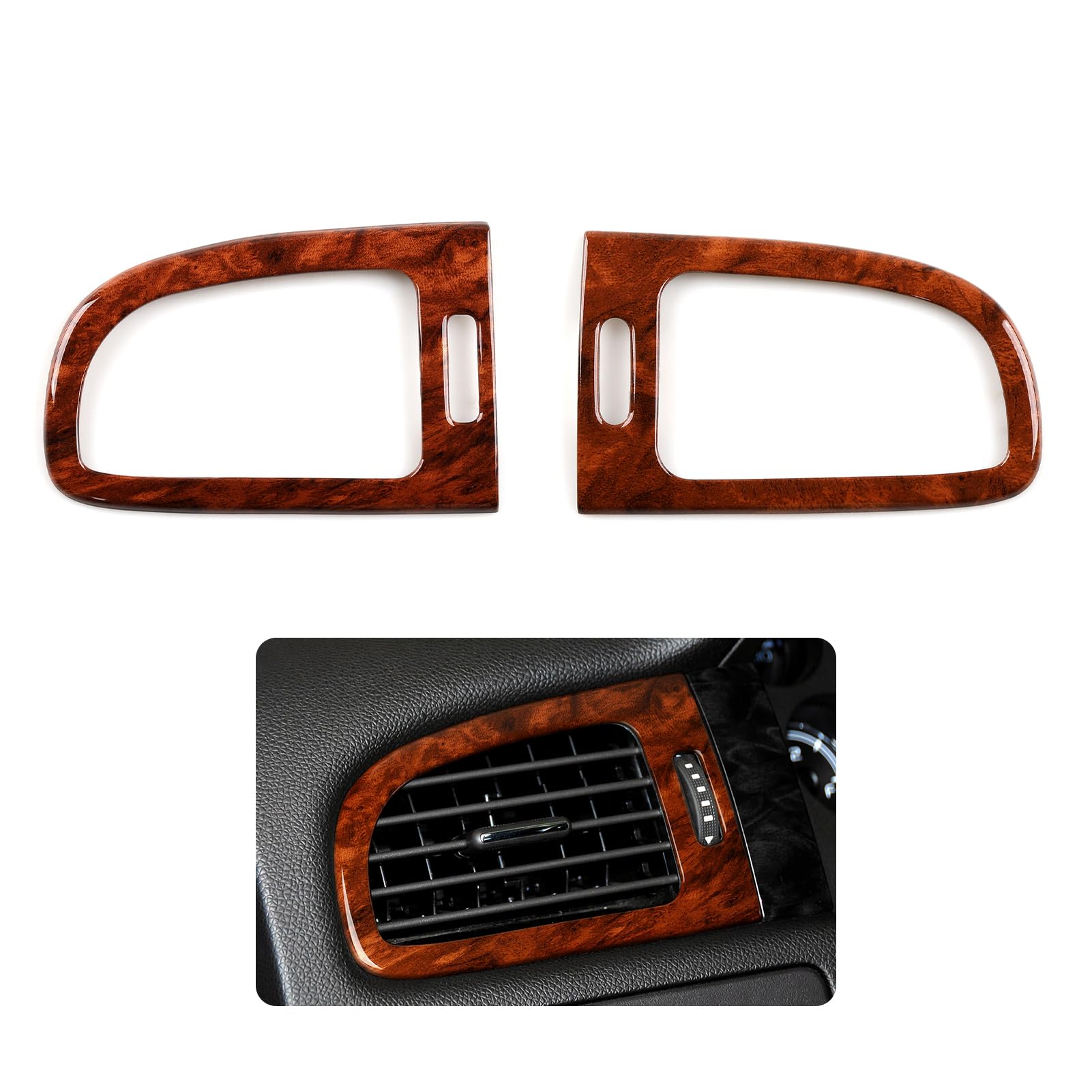 HENGYUESHANG wood grain trim sticker on Chevy Silverado enhances protection and style