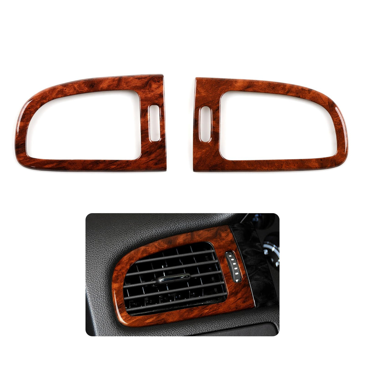 HENGYUESHANG wood grain trim sticker on Chevy Silverado enhances protection and style