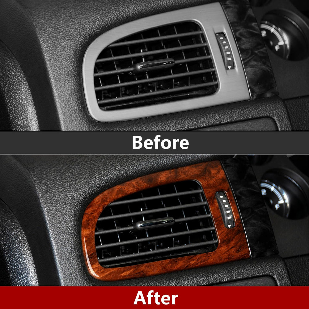 HENGYUESHANG wood grain trim sticker on Chevy Suburban guards against wear