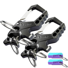 Hephis heavy-duty keychain bottle opener showcases rugged design for daily use.