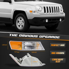 HERCOO corner marker light lens made of anti-scratch waterproof ABS/PC materials