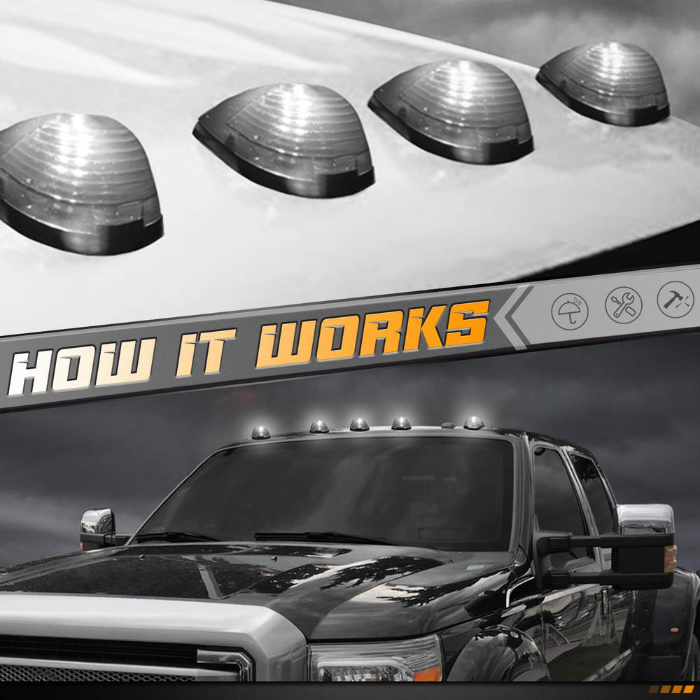 HERCOO five-pack marker lights set for simple replacement