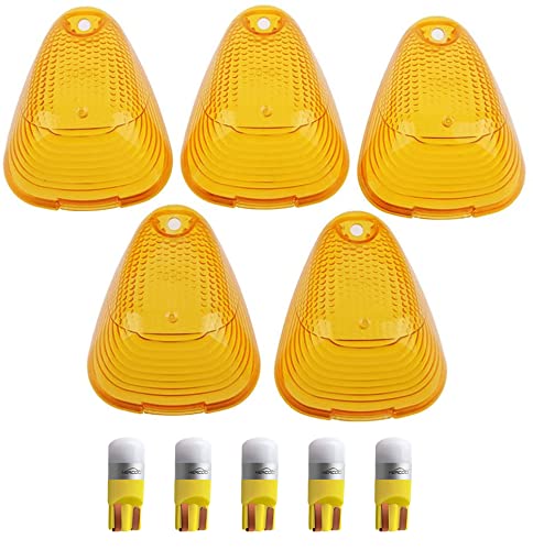 HERCOO LED roof lights amber lenses for factory-style cab markers.