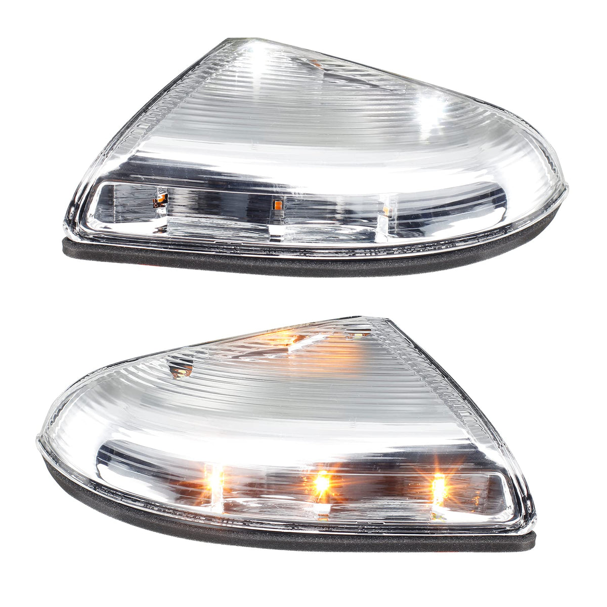 HERCOO LED side mirror light with turn signal and puddle light for Ram 1500 left enhances nighttime visibility