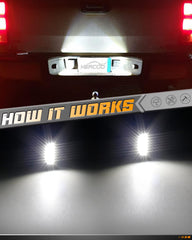 HERCOO IP68 waterproof license plate light lens resisting moisture and scratches