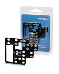 HERCOO light module front lamps synchronized for brighter nighttime visibility on GM trucks