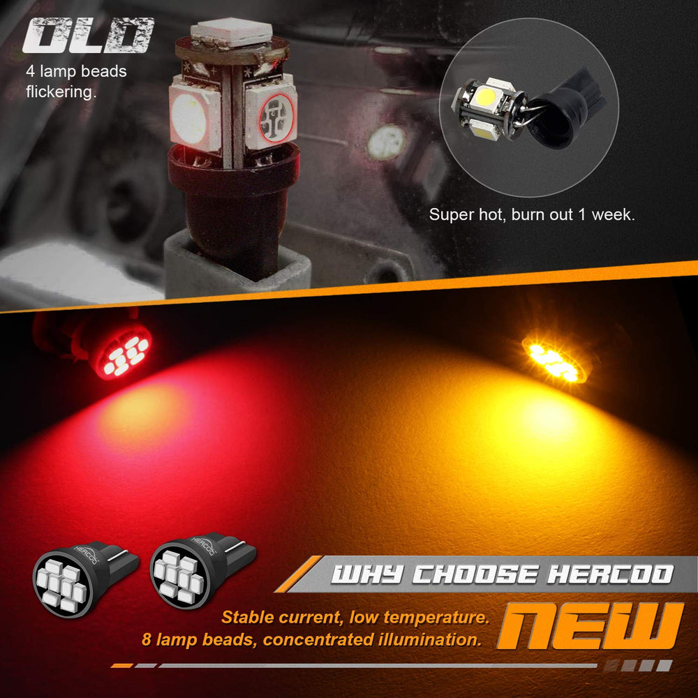 HERCOO marker kit contents for Ford include bulbs and lenses