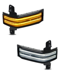 HERCOO amber sequential side mirror light enhances daytime visibility