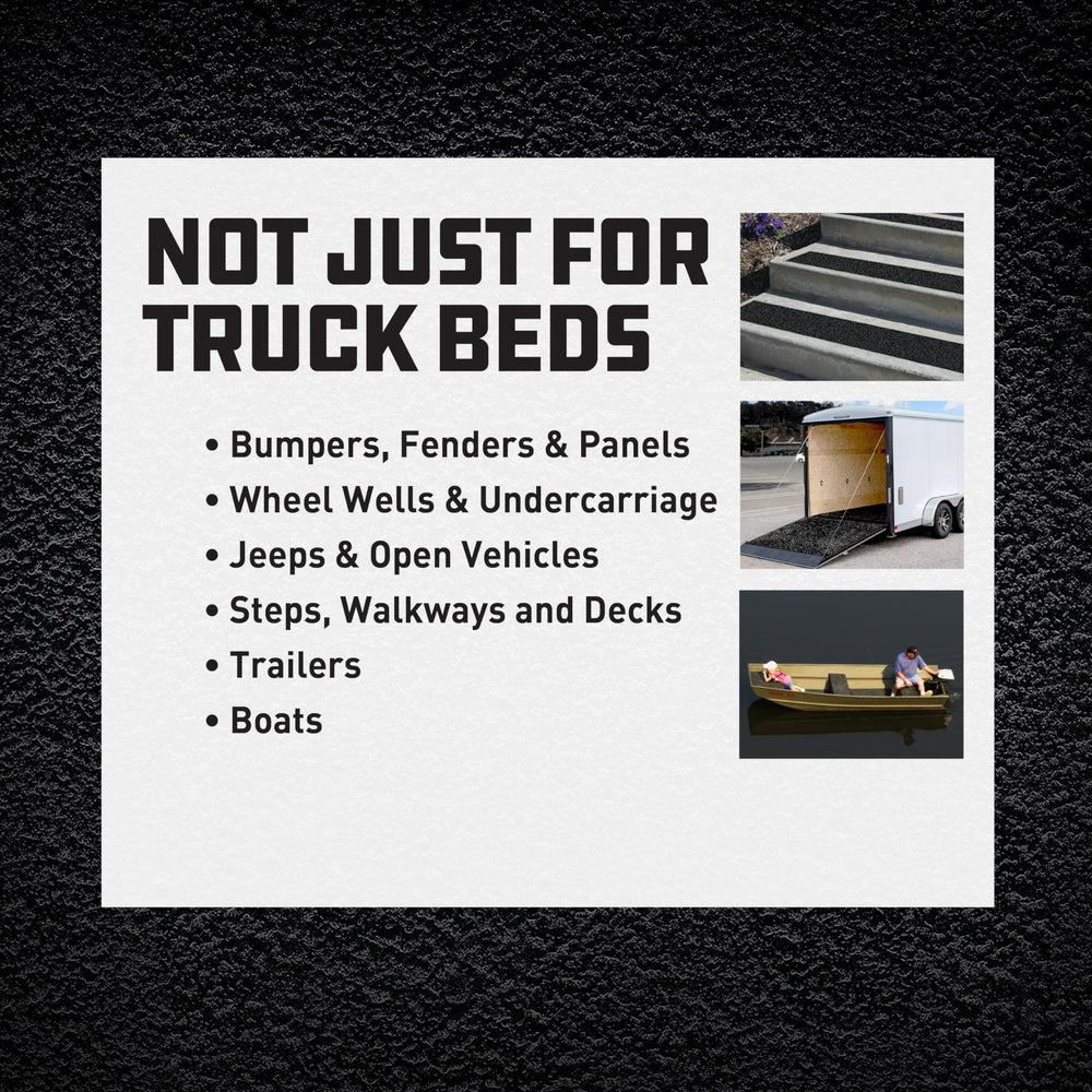 HERCULINER textured finish close-up highlights a skid-resistant surface for safer use