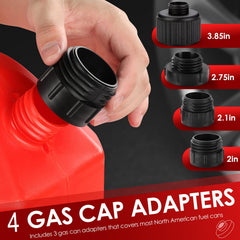 HERMOCE four-tank adapters kit simplifies setup for various containers.