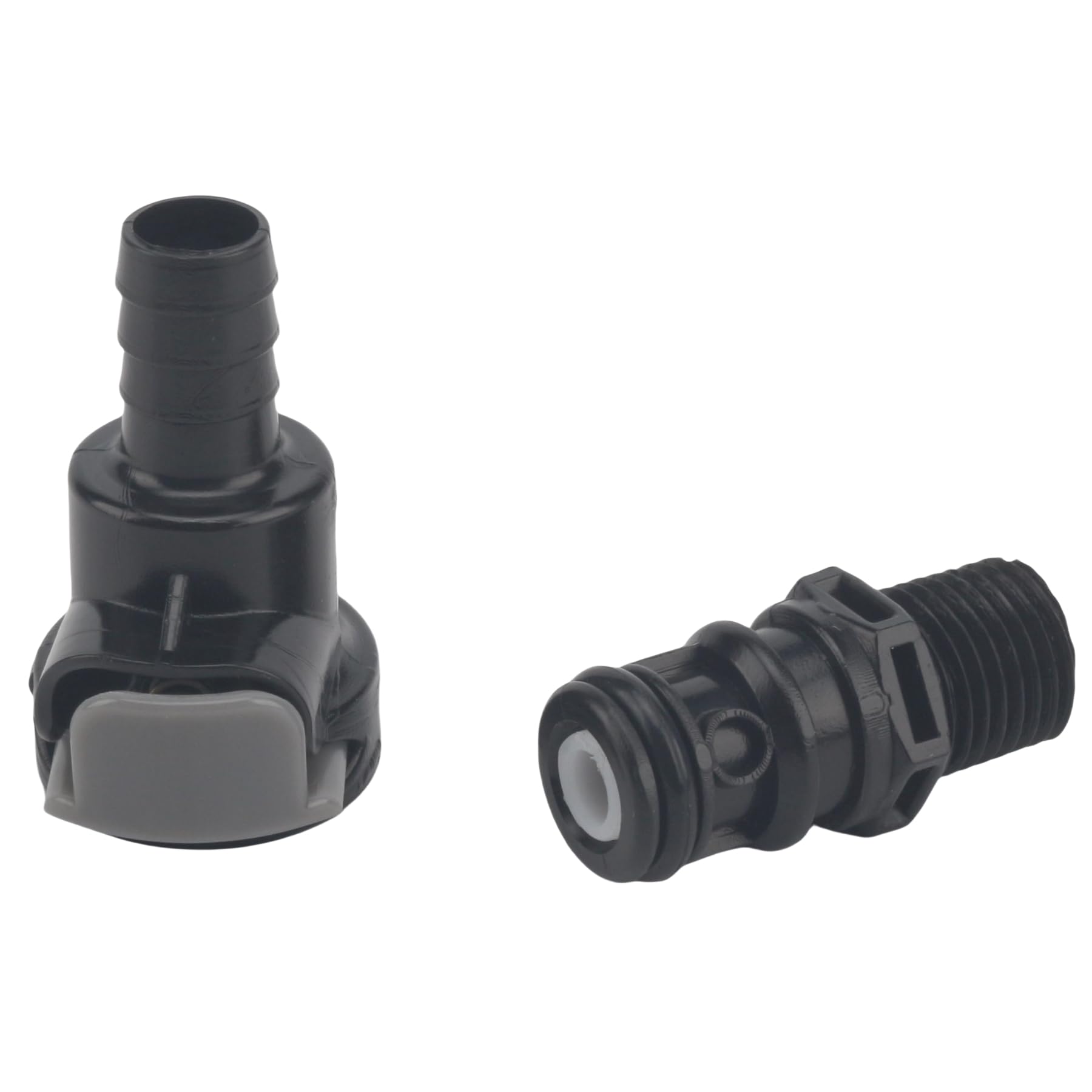 HeuroFosh 8838HF6 universal sprayless connector front view for secure fuel lines