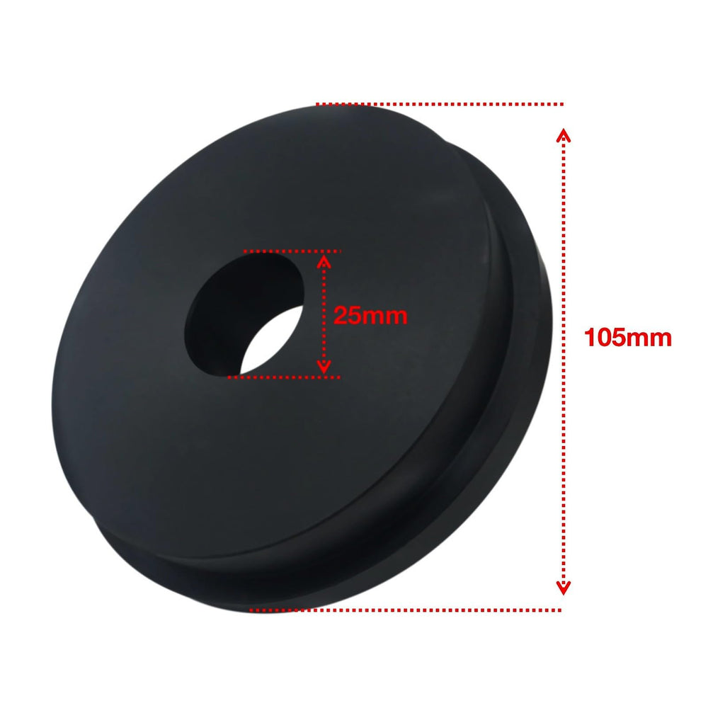 HeuroFosh installer in use with bellows enables accurate aluminum ring seating