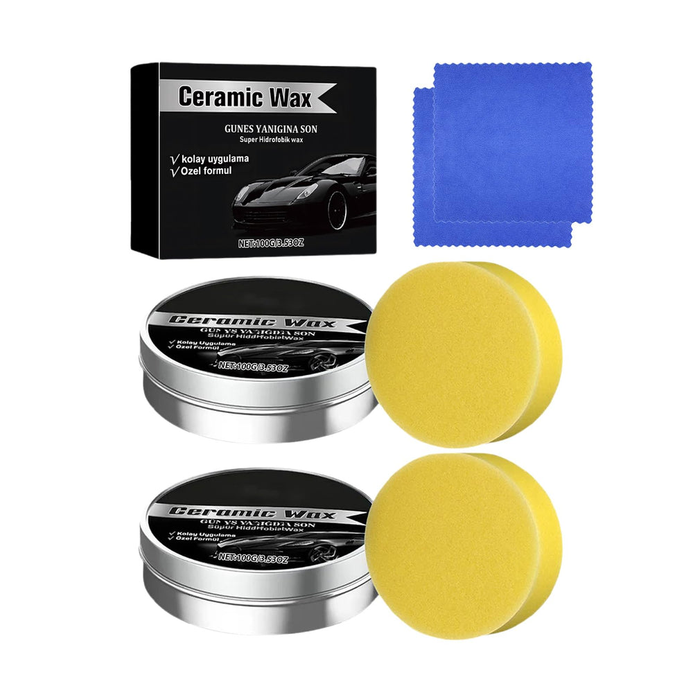 Hewleshen Ceramic Wax Cream packaging ready for protection and storage.