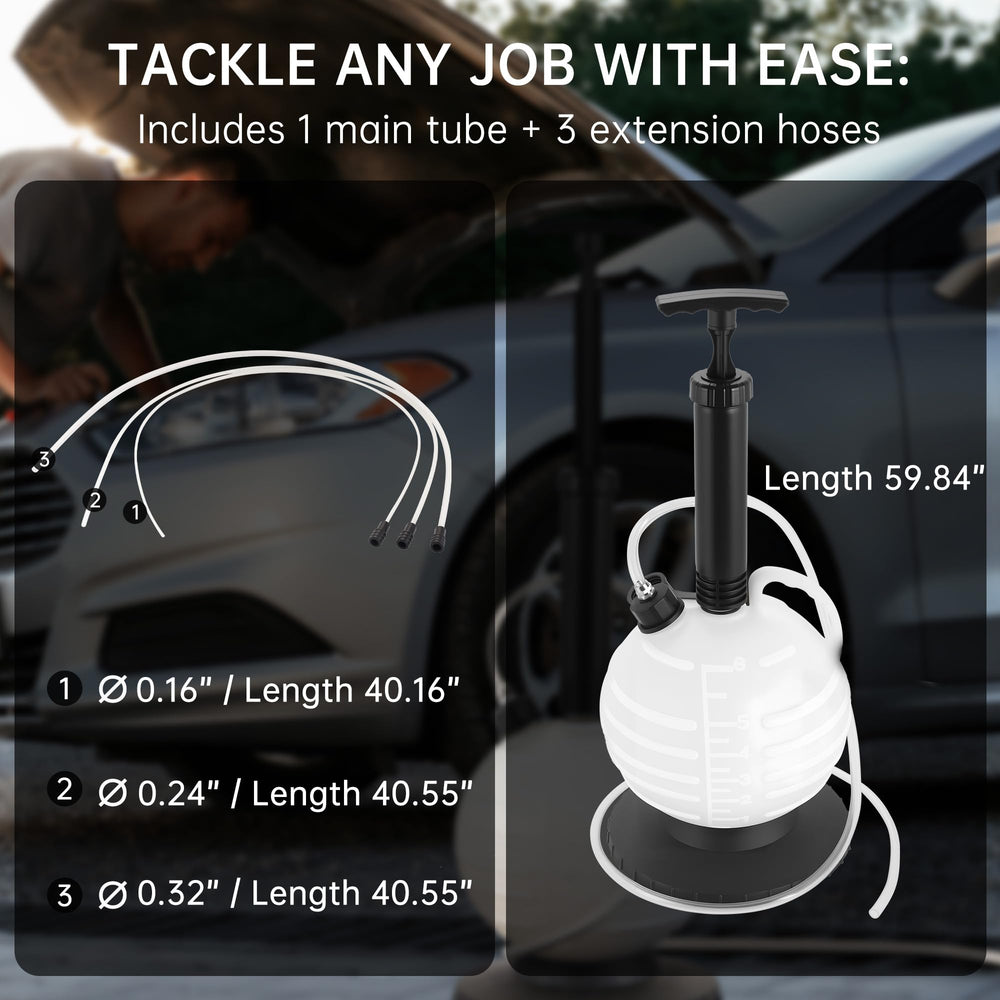 Hexace 3-in-1 transfer handles oil, diesel, and water.