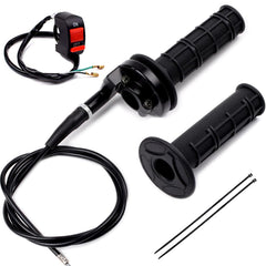 Heymaillc 22mm twist throttle grips provide soft rubber comfort for long rides