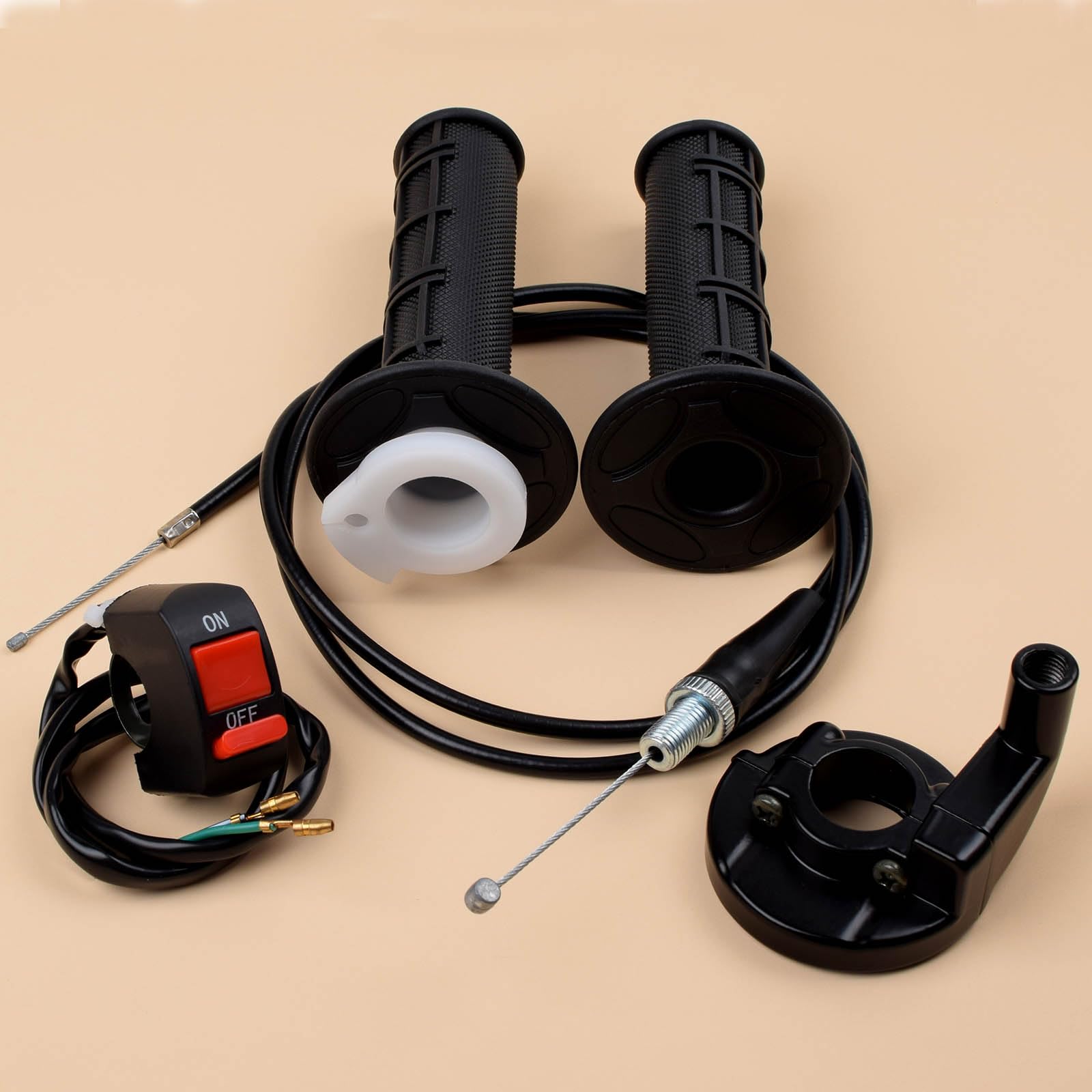 Easy at-home installation with Heymaillc grip set and cable