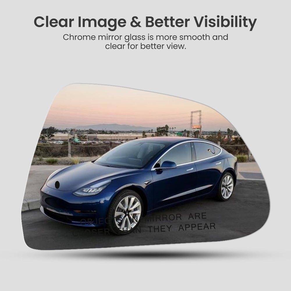 Heyokoo mirror glass and backplate combo delivers a clearer, more reliable view.