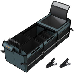HEYTRIP large trunk organizer with internal layout keeps cargo neat during road trips