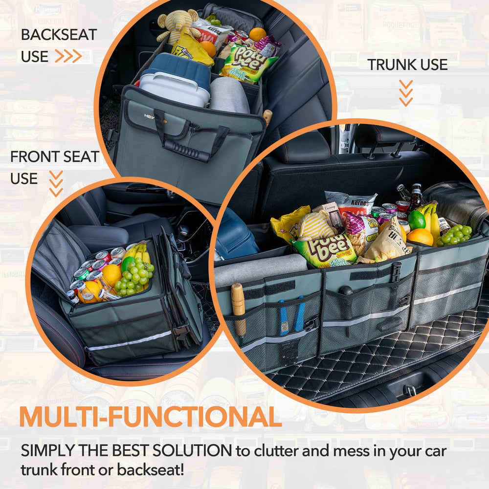 HEYTRIP trunk organizer 600D exterior resists wear and is easy to clean