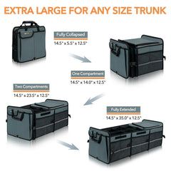 HEYTRIP trunk organizer removable dividers customize compartments for different items
