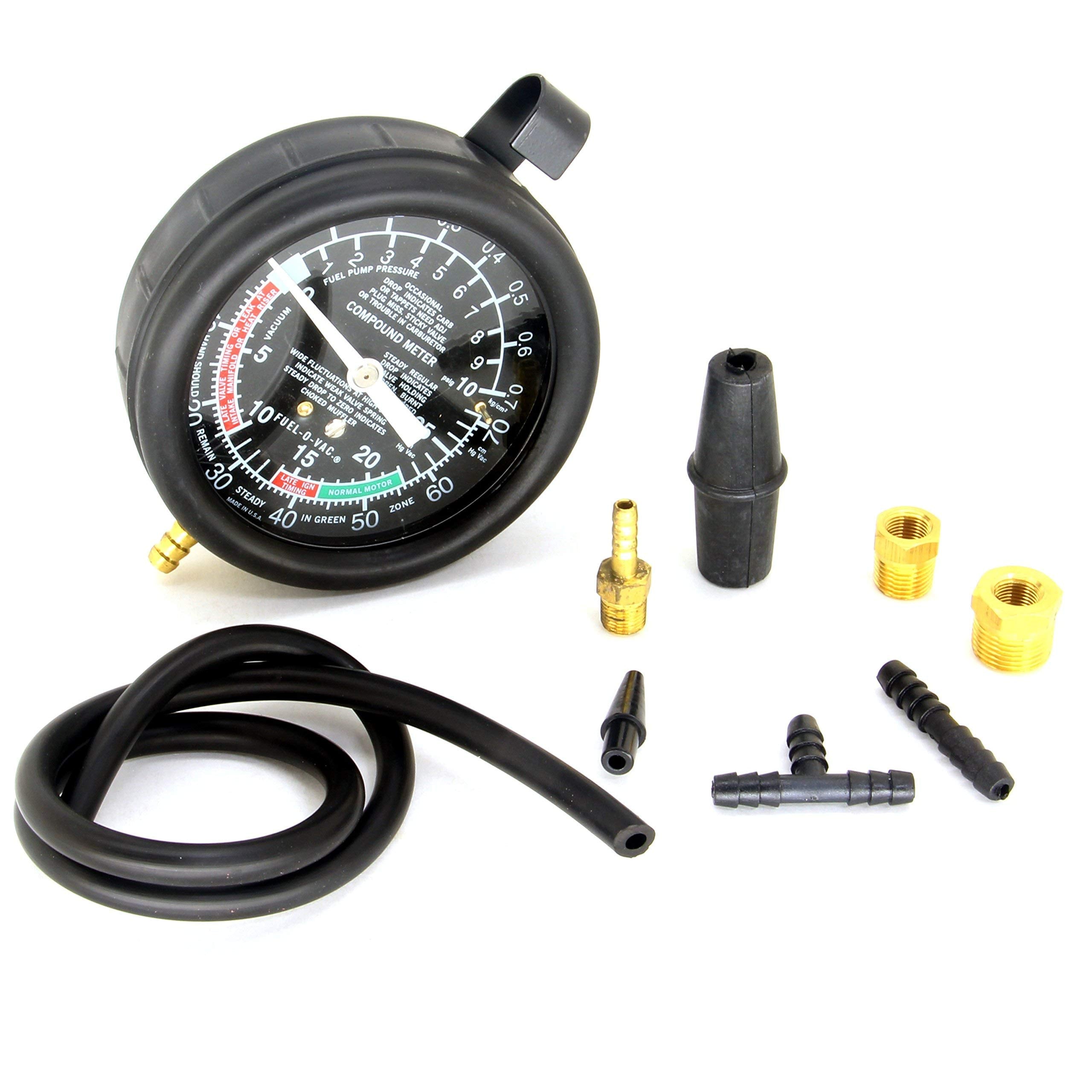 HFS fuel pump tester kit in case offers portable storage and easy transport