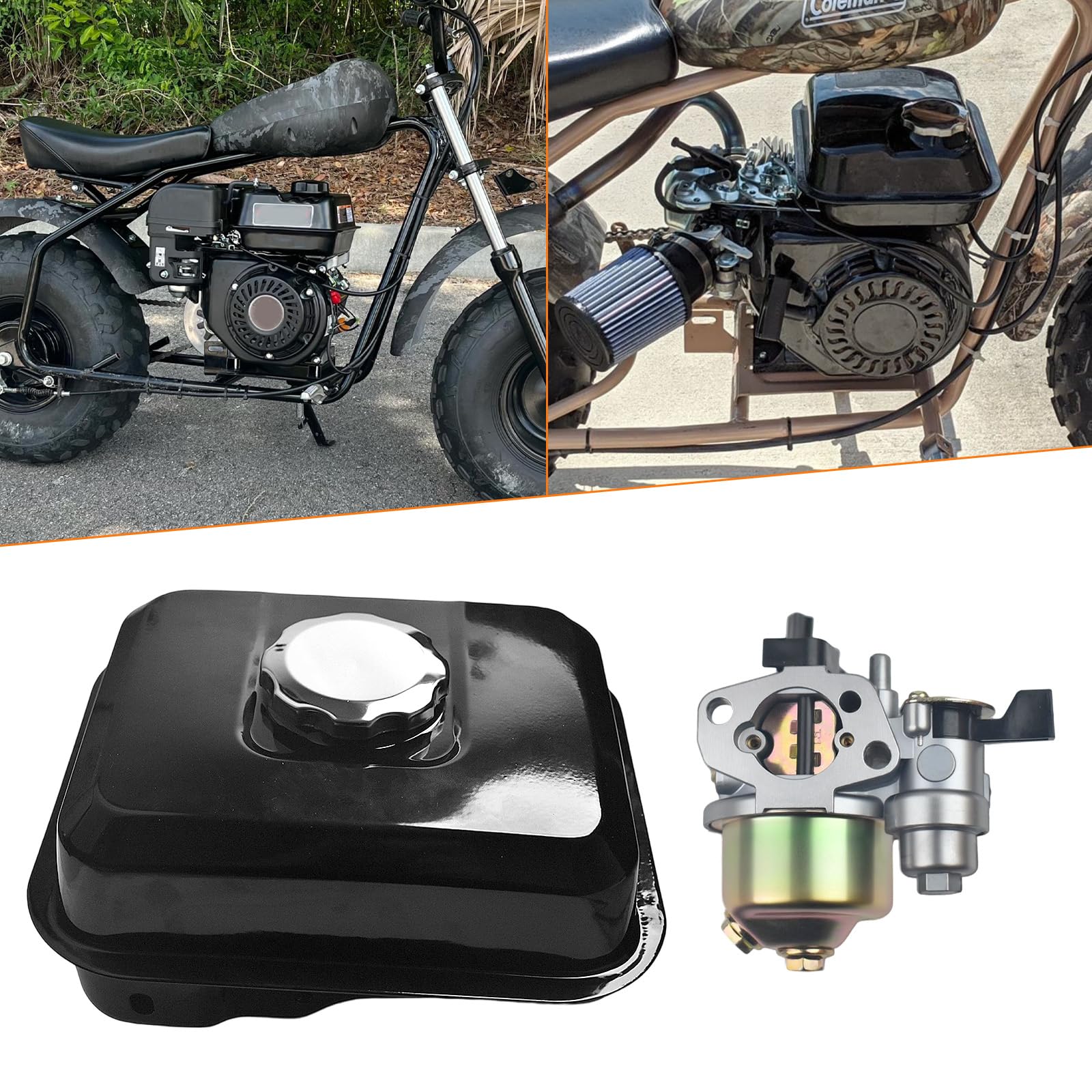 HGC kit contents arranged for quick replacement and a cleaner fuel system.