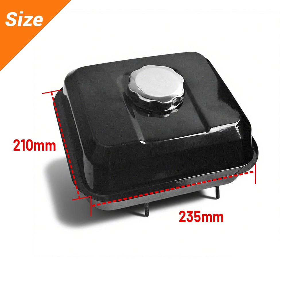 HGC tank cap with secure seal enhances fuel containment during rides.