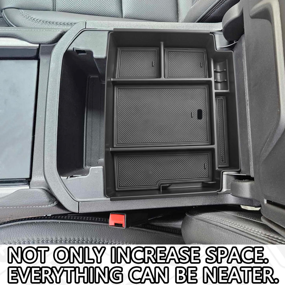 HGWEI organizer rubber liner prevents items from sliding.