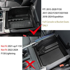 HGWEI rubber mats in compartments prevent items from sliding while driving
