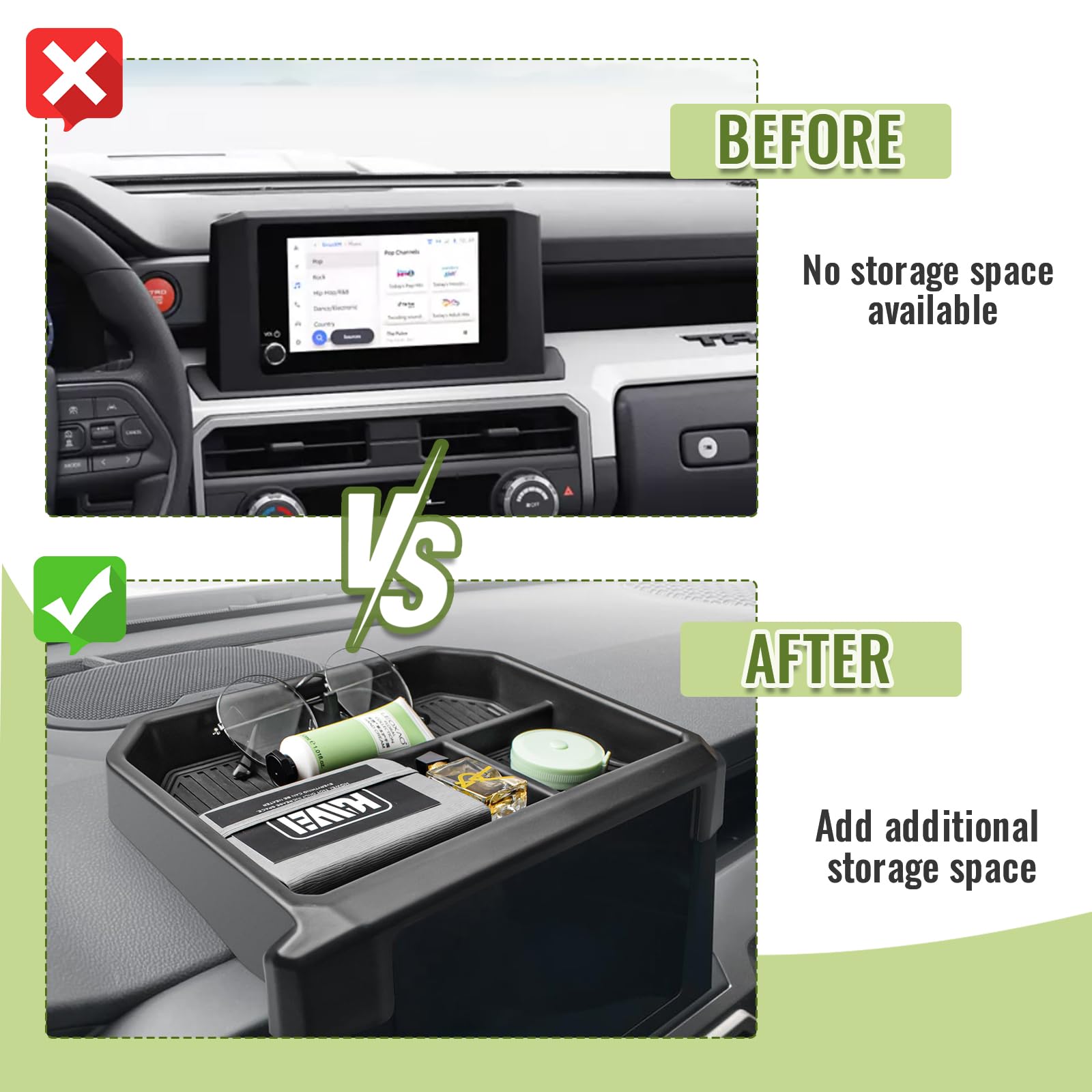 Designed for 8-inch displays in Tacoma and 4Runner 6th gen.
