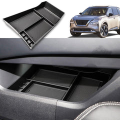 HGWEI lower center console organizer fits Nissan Rogue 2021-2026 for neat storage