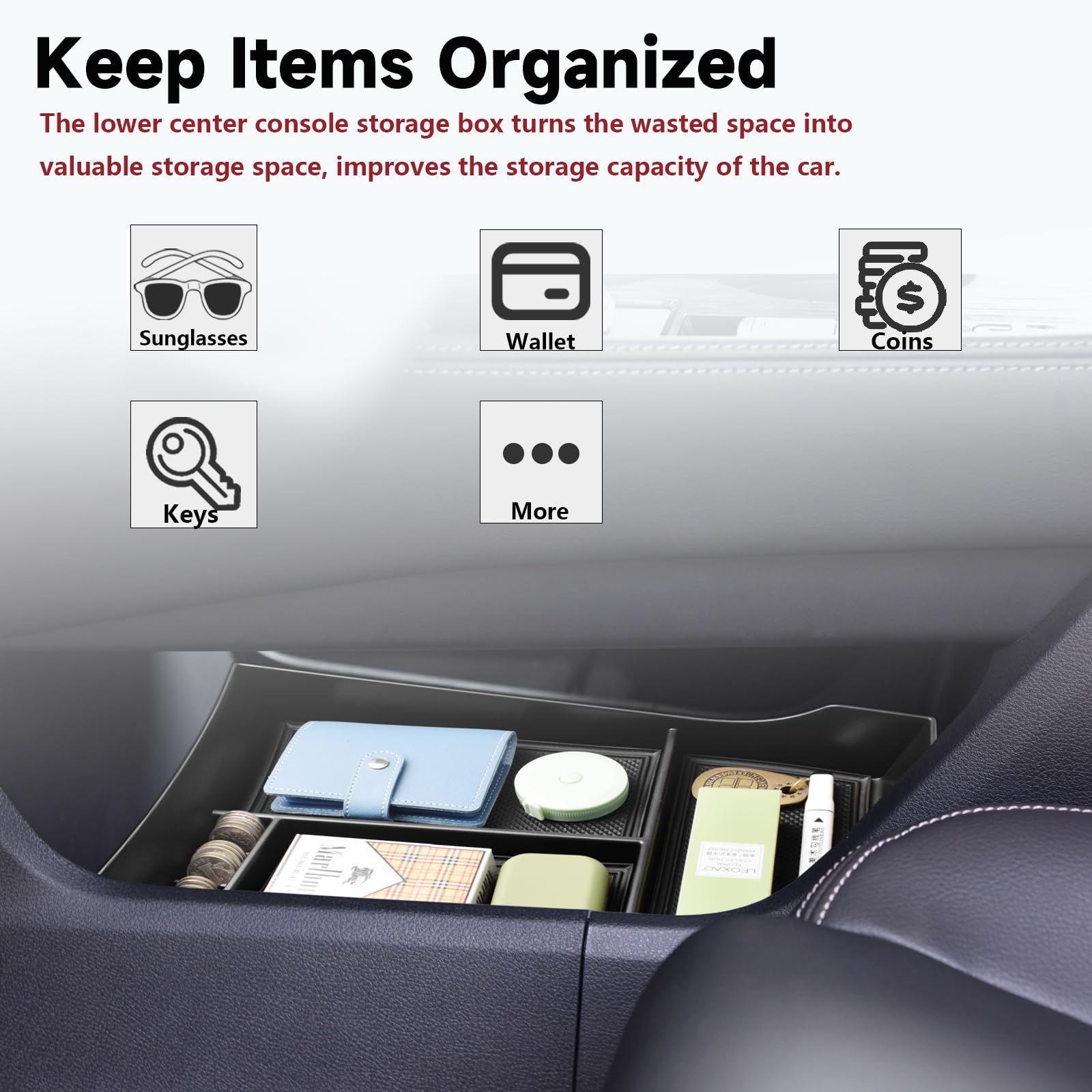 HGWEI organized storage keeps essentials within reach during trips