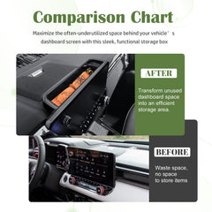 HGWEI perfect-fit dashboard tray blends with interior for a clean look.
