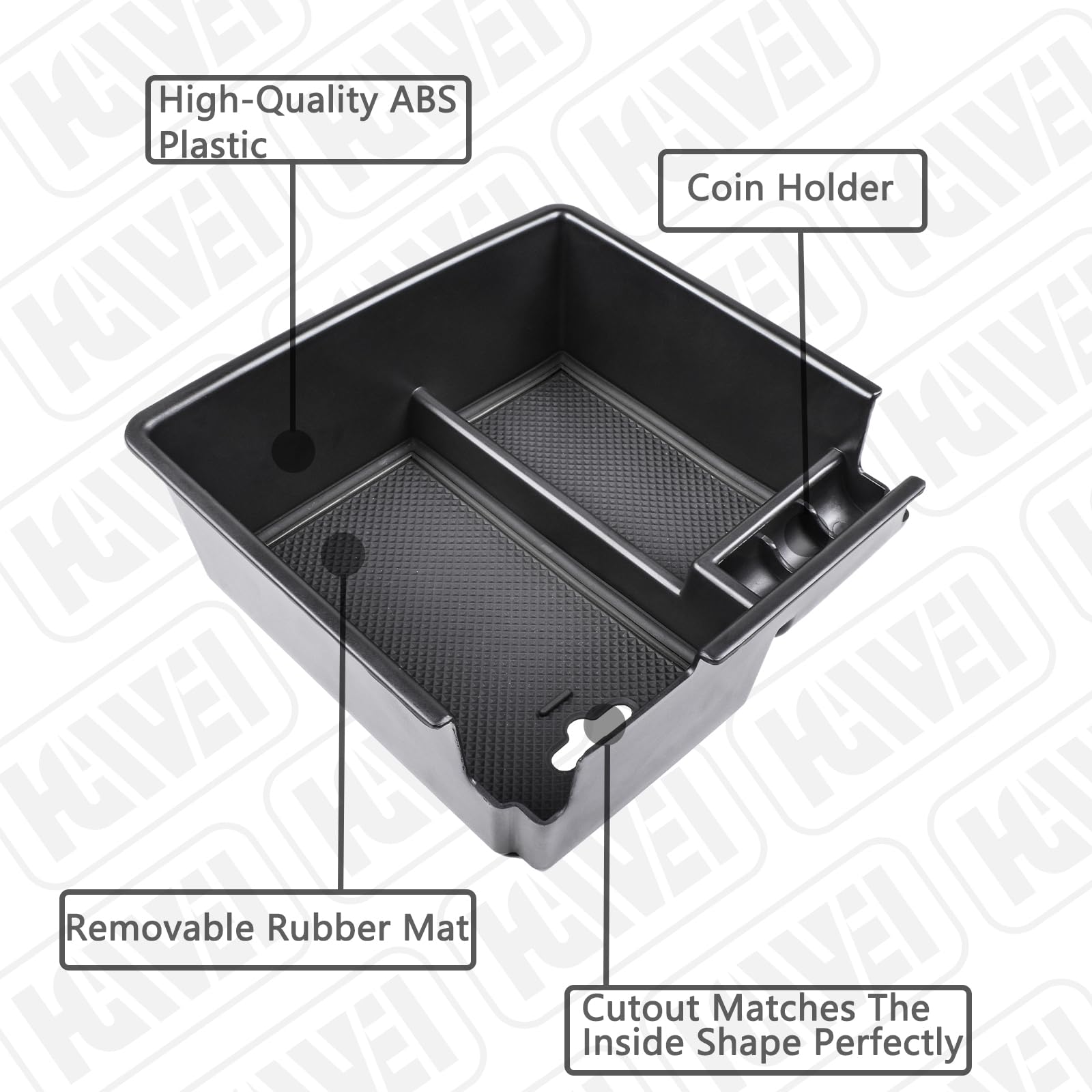 HGWEI rubber mats prevent items from sliding and reduce noise.