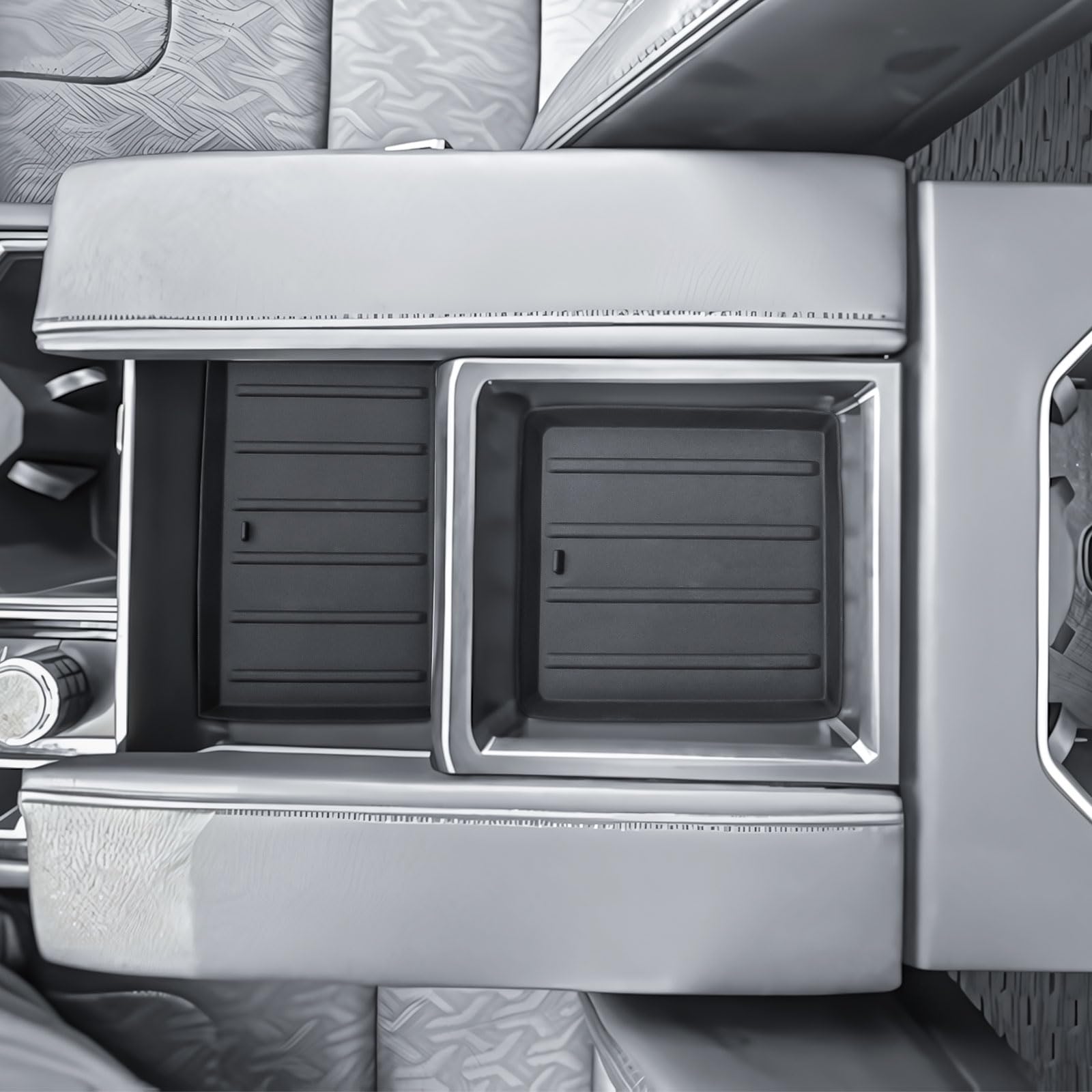 HGWEI silicone center console liner installs fast and wipes clean.