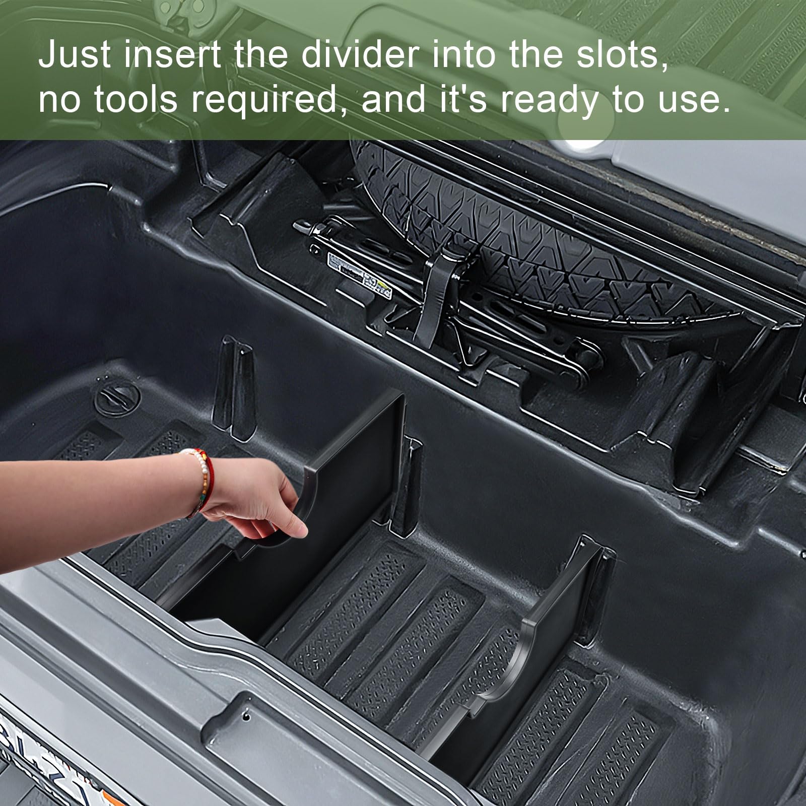 HGWEI non-slip surface reduces item shifting during drive.