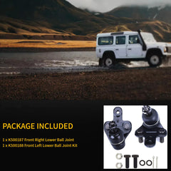 HHCM front lower ball joint kit for Toyota Venza enhances alignment and ride quality