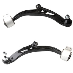 HHCM front lower control arm kit with ball joint assembly, right side, enhances steering responsiveness.
