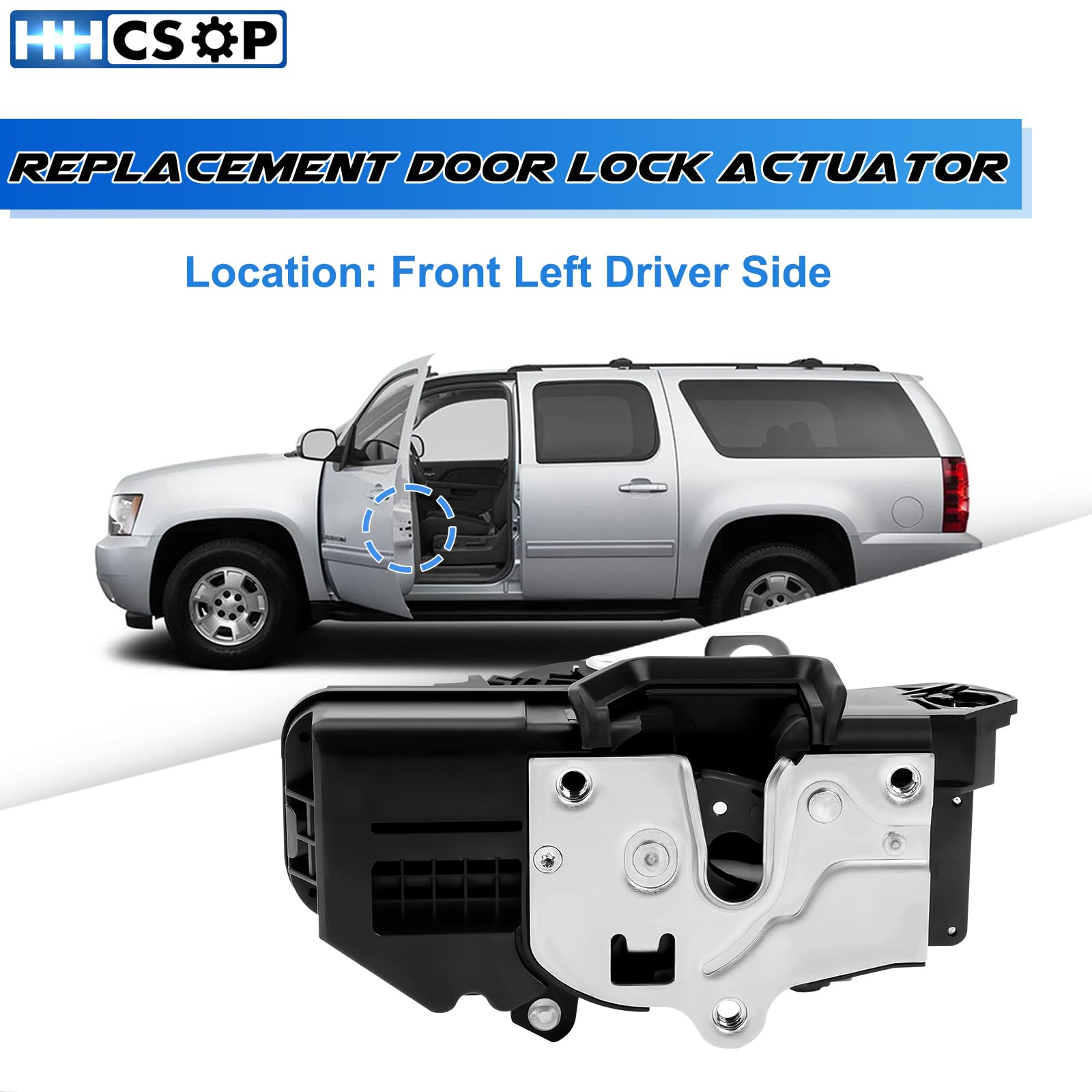 HHCSOP door lock actuator mechanism close-up for straightforward replacement.